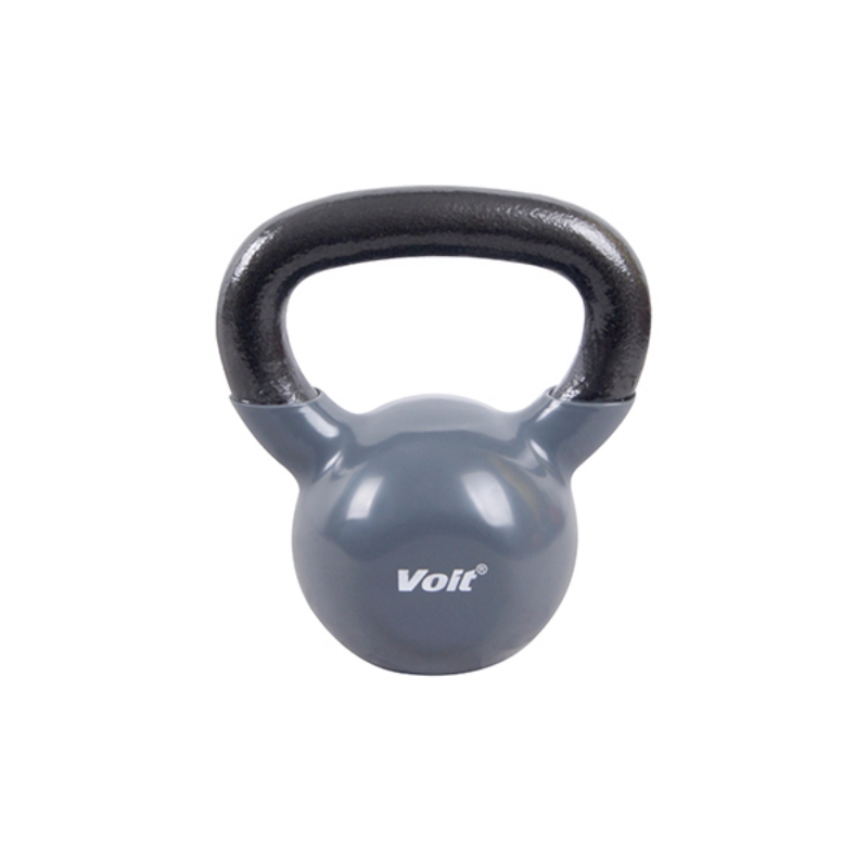 Resim VINYL KETTLEBELL   8KG  GRİ - Voit 